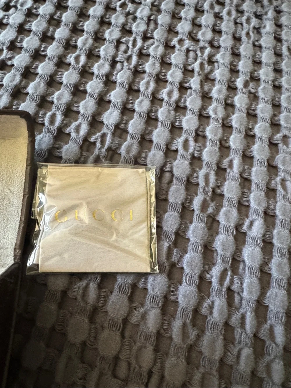 Gucci glasses case with dust cloth